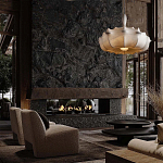 Подвесной светильник с белым фигурным абажуром и мягкими волнистыми краями Cloud Motion  варинант исполнения - 21 | Loft Concept в Санкт-петербурге