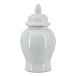 Ваза с крышкой однотонная Высота 31 см Chinoiserie Ceramics варинант исполнения - 12 | Loft Concept в Санкт-петербурге