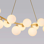 Люстра подвесная с белыми лампами в форме шара Felicitat варинант исполнения - 2 | Loft Concept в Санкт-петербурге