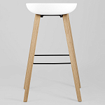 Барный стул на ножках из натурального дерева Boras White варинант исполнения - 4 | Loft Concept в Санкт-петербурге