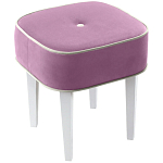 Квадратный мягкий пуф на белых ножках Winton Pouf Square варинант исполнения - 5 | Loft Concept в Санкт-петербурге