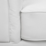 Кресло низкое с мягкой обивкой из велюра на 4-х ножках из массива березы Sophie Armchair white варинант исполнения - 6 | Loft Concept в Санкт-петербурге