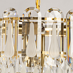 Люстра многоярусная с овальными прозрачными подвесками 36 см Harmonica варинант исполнения - 6 | Loft Concept в Санкт-петербурге