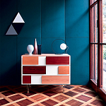 Дизайнерский широкий комод с ящиками Gio Ponti D.655.1 D.655.2 Chest of Drawers варинант исполнения - 2 | Loft Concept в Санкт-петербурге