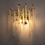 Бра золотого цвета с ветвями и хрустальными подвесками FAIRYTREE Light варинант исполнения - 2 | Loft Concept в Санкт-петербурге