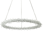 Кольцевая люстра украшенная кристаллами из хрусталя Gilbertine Crystals Ring Chandelier варинант исполнения - 1 | Loft Concept в Санкт-петербурге