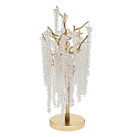 Лампа настольная со стеклянными подвесами цвет золото Light FAIRYTREE варинант исполнения - 1 | Loft Concept в Санкт-петербурге