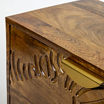 Прикроватная тумба с фактурным фасадом Termite варинант исполнения - 2 | Loft Concept в Санкт-петербурге