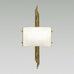 Бра с изогнутым плафоном на бронзовом основании с вертикальным декором из металлических трубок Sohne варинант исполнения - 6 | Loft Concept в Санкт-петербурге