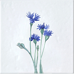 Плитка с узором Васильки варинант исполнения - 2 | Loft Concept в Санкт-петербурге