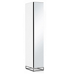 Шкаф-пенал белый с зеркальной дверцей Strict Lines варинант исполнения - 2 | Loft Concept в Санкт-петербурге