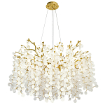 Люстра с круглыми хрустальными подвесками Fairytree Gold Crystal Branches Chandelier 10 варинант исполнения - 2 | Loft Concept в Санкт-петербурге