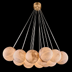 Люстра подвесная круглая с сферическими плафонами из натурального камня Glowing Spheres варинант исполнения - 13 | Loft Concept в Санкт-петербурге