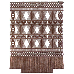 Панно Макраме коричневый цвет  варинант исполнения - 6 | Loft Concept в Санкт-петербурге