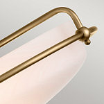 Потолочный светильник со стеклянным плафоном на изогнутых кронштейнах Quoizel  варинант исполнения - 14 | Loft Concept в Санкт-петербурге