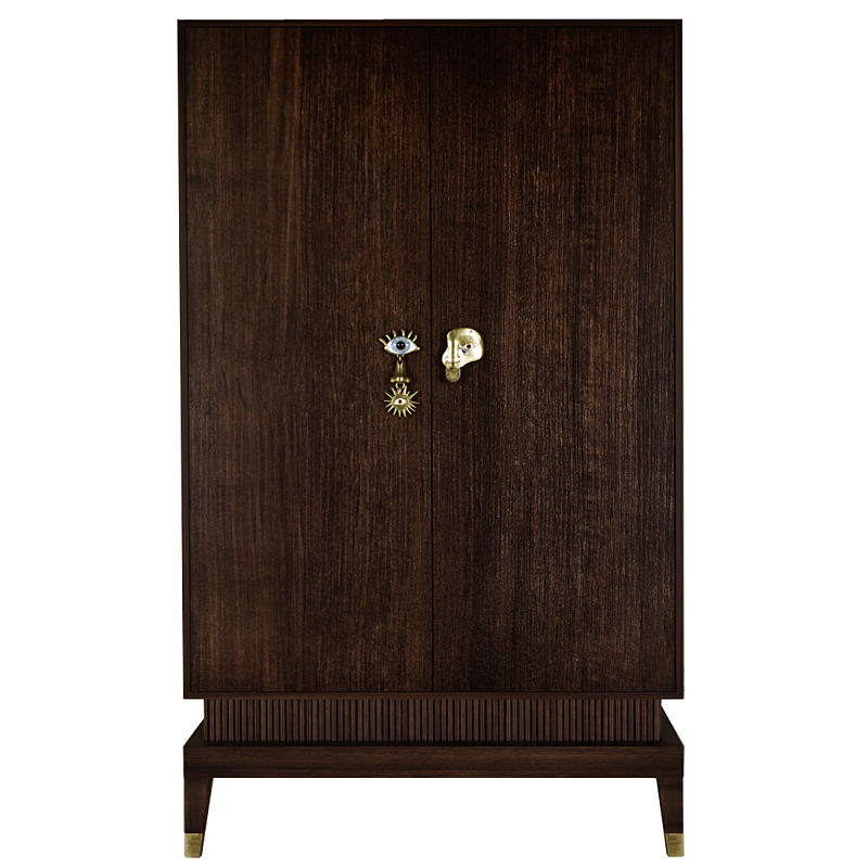 Платяной шкаф Elsa Dreams Walnut с 2-мя фасадами Орех Платяной шкаф Elsa Dreams Walnut с 2-мя фасадами Орех в Санкт-петербурге | Loft Concept