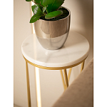 Столик дизайнерский Beige marble варинант исполнения - 5 | Loft Concept в Санкт-петербурге