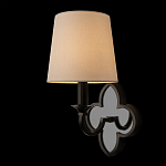 Бра с белым текстильным абажуром и фигурным основанием с зеркальной вставкой Vitorino варинант исполнения - 9 | Loft Concept в Санкт-петербурге