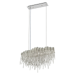 Люстра подвесная с металлическими цепочками и изогнутыми металлическими дугами 72 см Atlantis Chain варинант исполнения - 4 | Loft Concept в Санкт-петербурге