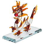 Декоративная стеклянная статуэтка Дракон Glass Dragon Statuette варинант исполнения - 4 | Loft Concept в Санкт-петербурге