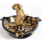 Пепельница фарфоровая Gold Dog варинант исполнения - 2 | Loft Concept в Санкт-петербурге