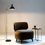 Торшер с поворотным плафоном Davy Brass Floor Lamp варинант исполнения - 6 | Loft Concept в Санкт-петербурге