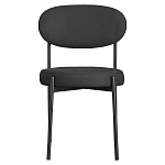 Стул мягкий Alfie Chair черный варинант исполнения - 1 | Loft Concept в Санкт-петербурге