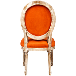 Стул из натурального бука оранжевое с цветным принтом Impressionism in Color варинант исполнения - 2 | Loft Concept в Санкт-петербурге