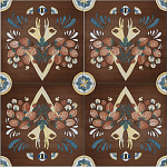 Плитка с узором Клубника варинант исполнения - 1 | Loft Concept в Санкт-петербурге