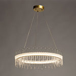 Люстра круглая с прозрачными стеклянными трубками 51 см Nembus варинант исполнения - 3 | Loft Concept в Санкт-петербурге