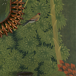 Обои ручная роспись Malwa Original colourway on Olive tobacco варинант исполнения - 3 | Loft Concept в Санкт-петербурге