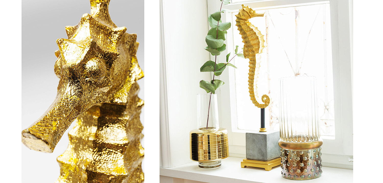 Статуэтка Golden Sea Horse - Loft-Concept в Санкт-петербурге