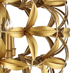 Люстра в форме шара из золотых лепестков Hanging Flowers варинант исполнения - 2 | Loft Concept в Санкт-петербурге