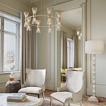 Торшер с фактурным каркасом и прямоугольным тканевым абажуром Shiye and Simplicity варинант исполнения - 3 | Loft Concept в Санкт-петербурге