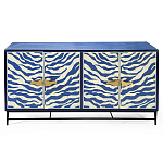 Буфет в гостиную с инкрустацией Bone Inlay Deco Sideboard - Orleans ZEBRA варинант исполнения - 4 | Loft Concept в Санкт-петербурге