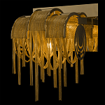 Бра с перфорированными металлическими дугами и цепочками 22 см Atlantis Chain варинант исполнения - 6 | Loft Concept в Санкт-петербурге