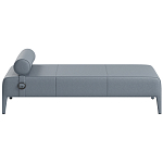 Кушетка Cuba из натуральной кожи с валиком  варинант исполнения - 4 | Loft Concept в Санкт-петербурге