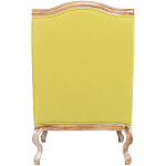 Кресло из натурального бука бежевое с изображением птиц и цветов Beige Green Chinoiserie Garden Armchair варинант исполнения - 2 | Loft Concept в Санкт-петербурге