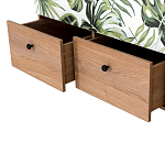 Шкаф с принтом Floral notes варинант исполнения - 3 | Loft Concept в Санкт-петербурге