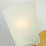 Бра с белым матовым стеклянным плафоном и тремя декоративными шарами Hinkley варинант исполнения - 9 | Loft Concept в Санкт-петербурге