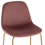 Барный стул на золотистых ножках VENDRAMIN Pink варинант исполнения - 6 | Loft Concept в Санкт-петербурге