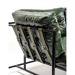 Диван Лофт Натуральная Винтажная кожа Зеленый Two Seat Encounter Leather Sofa варинант исполнения - 5 | Loft Concept в Санкт-петербурге
