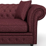 Мебельная ткань Шенилл бордовый цвет 138 см T4-38 варинант исполнения - 8 | Loft Concept в Санкт-петербурге