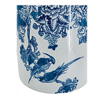 Ваза с мотивами цветущего сада с попугаями Vase Inspired by Nature варинант исполнения - 3 | Loft Concept в Санкт-петербурге