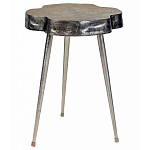 Металлический столик со столешницей в виде слеба Slabby варинант исполнения - 1 | Loft Concept в Санкт-петербурге