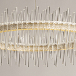 Люстра круглая с прозрачными стеклянными трубками 51 см Nembus варинант исполнения - 4 | Loft Concept в Санкт-петербурге