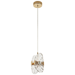 Подвесной светильник из хрусталя Fleuretta Crystal Gold Hanging Lamp варинант исполнения - 2 | Loft Concept в Санкт-петербурге