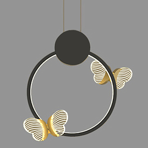 Светильник Butterfly Black Circle