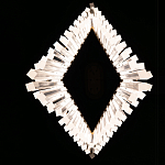 Люстра золотого цвета в форме галочки с каскадом длинных прозрачных трубок Eurofase варинант исполнения - 12 | Loft Concept в Санкт-петербурге