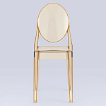 Прозрачный стул с янтарным оттенком LOUIS GHOST CHAIR варинант исполнения - 3 | Loft Concept в Санкт-петербурге